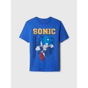 키즈 아동복 그래픽 티셔츠 반팔 sonic 블루 9055846