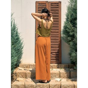 Puff Pintuck Pants (Burnt Orange)