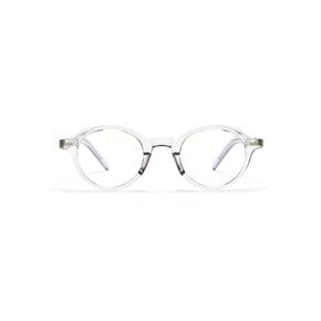 Transparent Horn-rimmed Y.LAB 15 C7_White