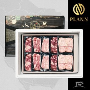 [9/10(화)오전9시 주문건까지 명절전 배송][PLANN] 이베리코 베요타 프리미엄 선물세트 5호 2.0kg(목살400,갈비400,항정400,황제400,눈꽃400)