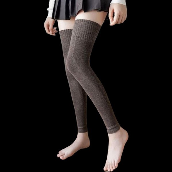 [옷자락] 여자 레그워머 따듯한 웜파일 발 윈터 토시