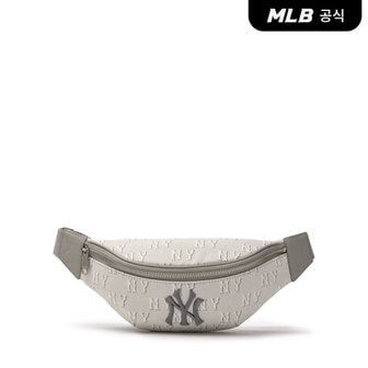 MLB [코리아공식] 클래식 모노그램 자카드 힙색 NY (L.Charcoal Grey)