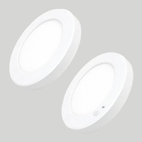 씬 원형 엣지 6인치 센서등 LED 12W 3가지색변환