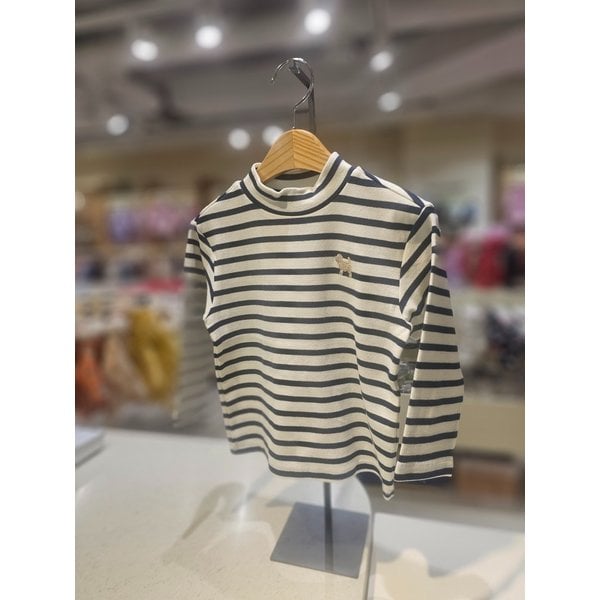 [파주점] (NY)  STRIPE 하프폴라티셔츠  24C7533004