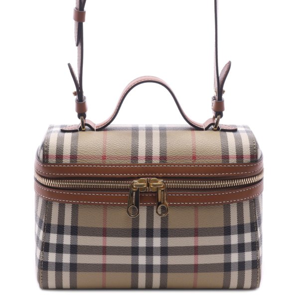 [부산점] 26SS 여성 체크 베니티 토트숄더백 (8120525 VINTAGE CHECK BRIAR BROWN 26S)