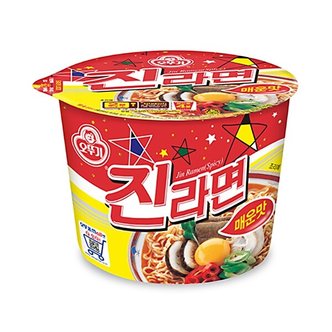 오뚜기 진라면 매운맛 큰컵 110gx12개 (1박스)