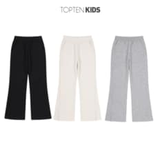 탑텐키즈 25년 너무예쁜  더블니트 부츠컷 스웨트팬츠MKF1PT2201