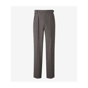 ITALY WOOL 2PLEATS TROUSERS - HOUND TOOTH CHECK