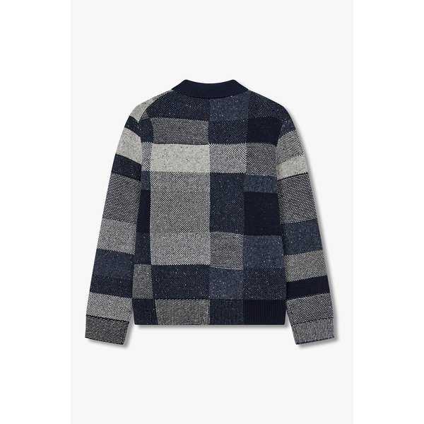 [PS PAUL SMITH] 톤 패치워크 집업 가디건 5735328112000