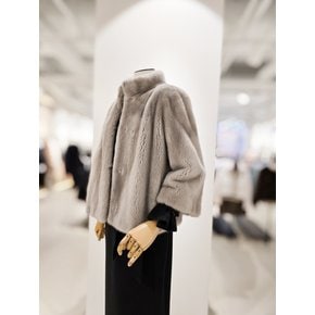 [파주점] [더아이잗컬렉션]밴드넥 숏 풀 밍크 자켓 CRBAFSF81