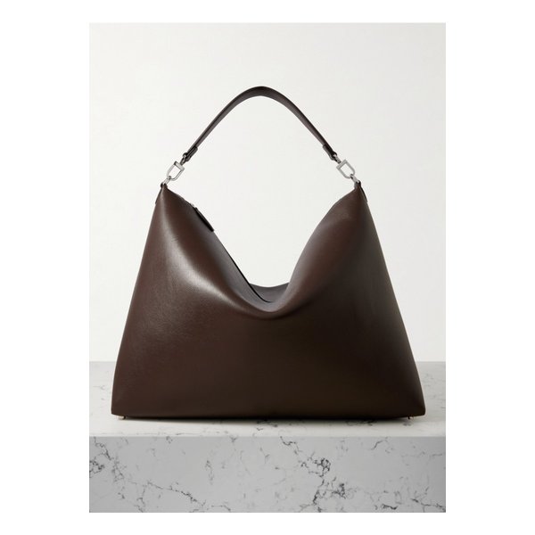 베벨 라지 텍스처 가죽 토트 초콜릿 46376663162874190