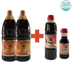 홍게간장 골드 1.8L 2EA + 레드700ml 세트