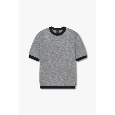 ARMANI EXCHANGE 남성 코튼 숏 슬리브 스웨터(A415132004)다크 네이비