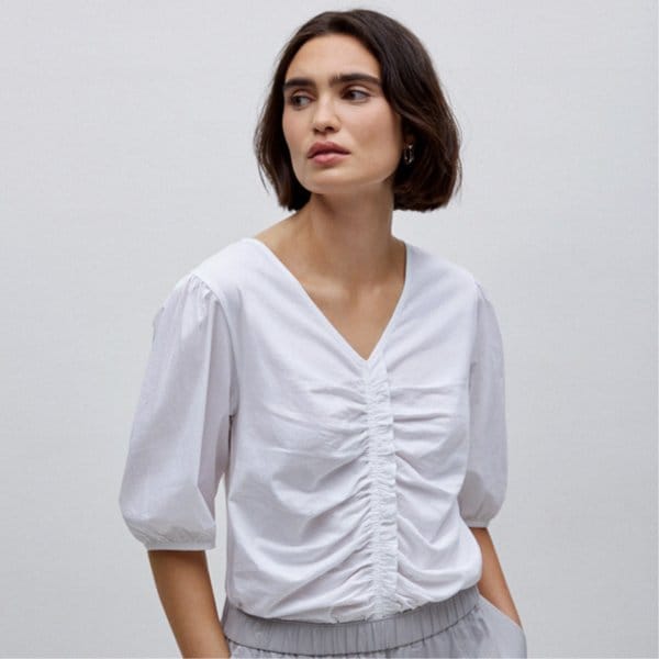 Frill Detail Shirt 3 Colors