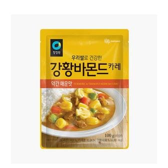 청정원 우리쌀강황바몬드 약간매운맛(1개)