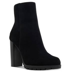 3957432 Aldo Doria Womens Leather Block Heel Ankle Boots