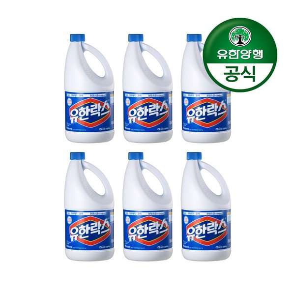 유한락스 레귤러 2L 6개