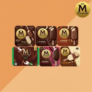 매그넘 아이스크림 팩6종 4팩(최대24개) 골라담기
