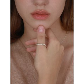 silver rope ring