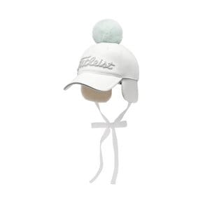 2023 우먼스 폼폼 캡 / Womens Pom Pom Cap 화이트 TH23WPWCK-1 여성 골프 모자