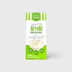 요거맘 10포(10회분) 1개 / 유산균 수제 그릭 플레인 요거트 제조