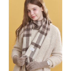 soft check wool muffler_3 colors