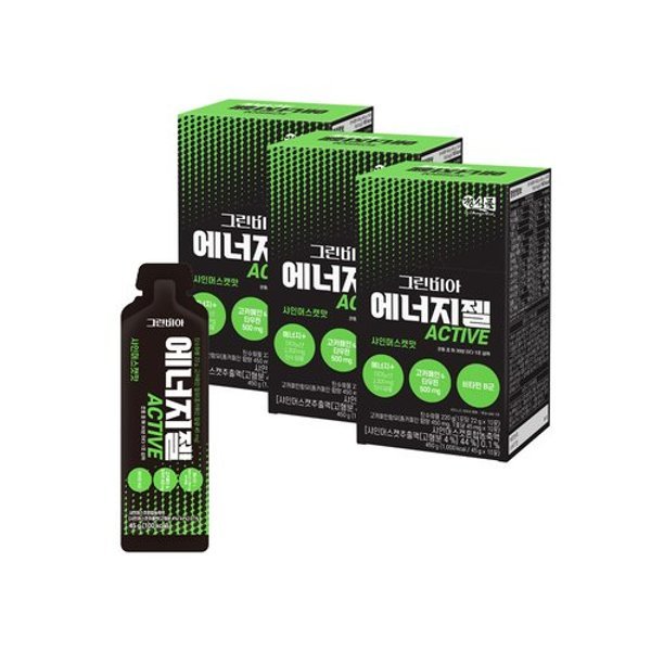 그린비아 에너지젤 액티브 샤인머스캣맛 45g x 30포 (3박스)