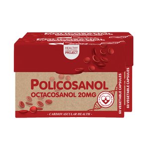 뉴질랜드 SPH 폴리코사놀 Policosanol 33.4mg Octacosanol 20mg 60정 2개