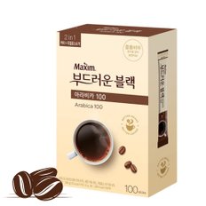 맥심 아라비카100 부드러운 블랙 2.8g 100T x1개