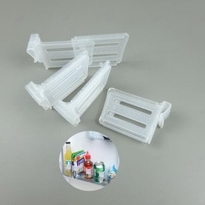 깔끔 구분 분리 정리  음료수칸 냉장고칸막이4P  접이식