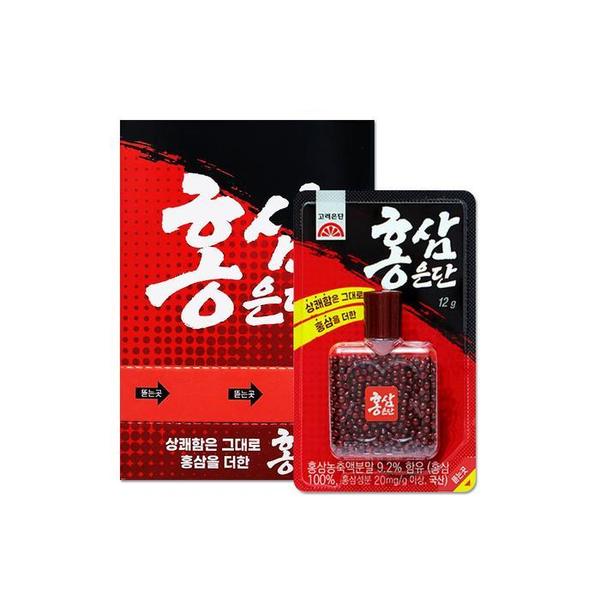 고려은단 홍삼은단 12g 5개입/mjc (S35323582)