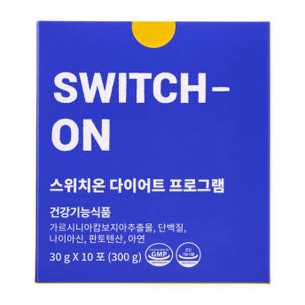 스위치온 다이어트 프로그램 30gx10포 프로틴 분리유청단백질 분말 파우더