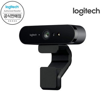 Logitech [Logitech 코리아 공식판매점] 로지텍 BRIO 4K 프로 웹캠 화상카메라 브리오 화상회의 국내정품