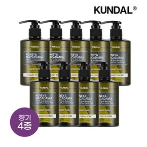 허니 앤 마카다미아 클린 앤 퓨어 핸드워시 258ml x9개(향 4종 택1)