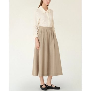 DKNY 시즌오프30%쉬링 플레어 스커트 (DW2F1WSC212L)