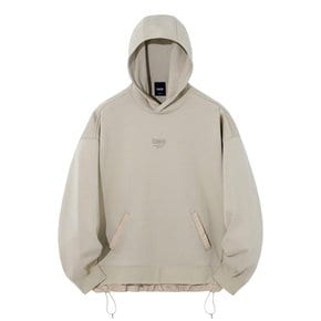 (유니)SIDE WOVEN MIX HOODIE (BEIGE) [LSRSCTH105M]