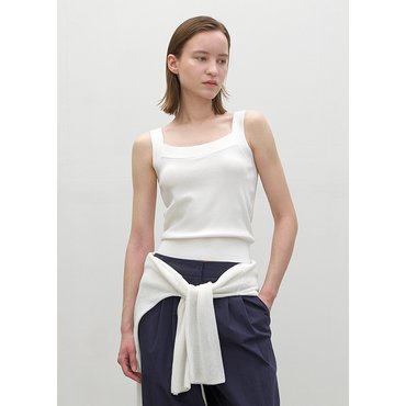 나인(Atelier Nain) (T-6883)ESSENTIAL SLEEVELESS KNIT