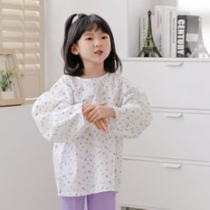 블라우스 여아 아동 유아 주니어 프릴 보브 아이보리