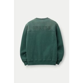 [series;] ( 정상가 259,000 ) 미네랄 워싱 백로고 스웻셔츠 ( SATAS26101GRX )