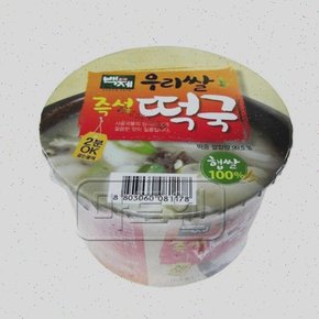 백제 우리쌀 즉석 떡국 163g 16개