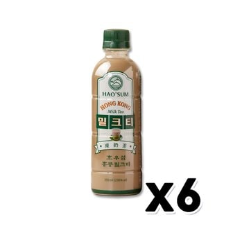  호우섬 홍콩밀크티 페트음료 350ml x 6개