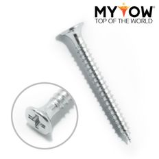 제이큐 이지경첩 고정용 접시머리 외날 나사 백색 조임피스 경첩