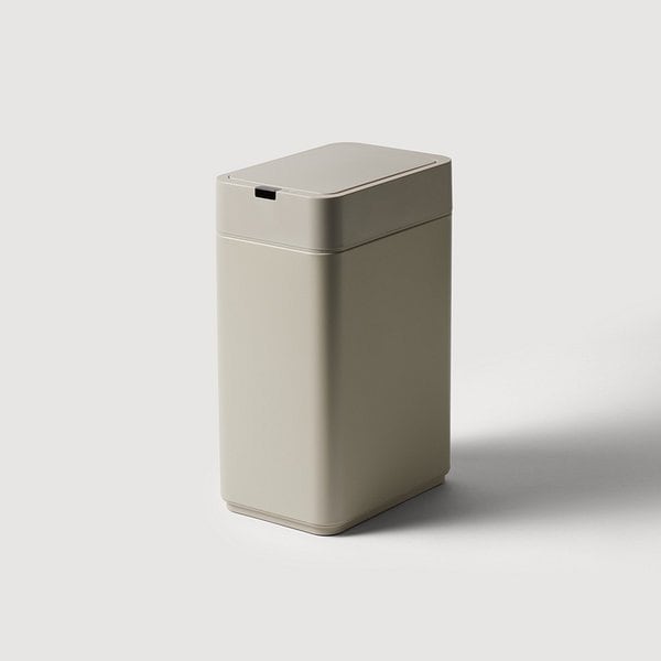 센서 스테인리스 휴지통 9L 베이지 J73N902055300