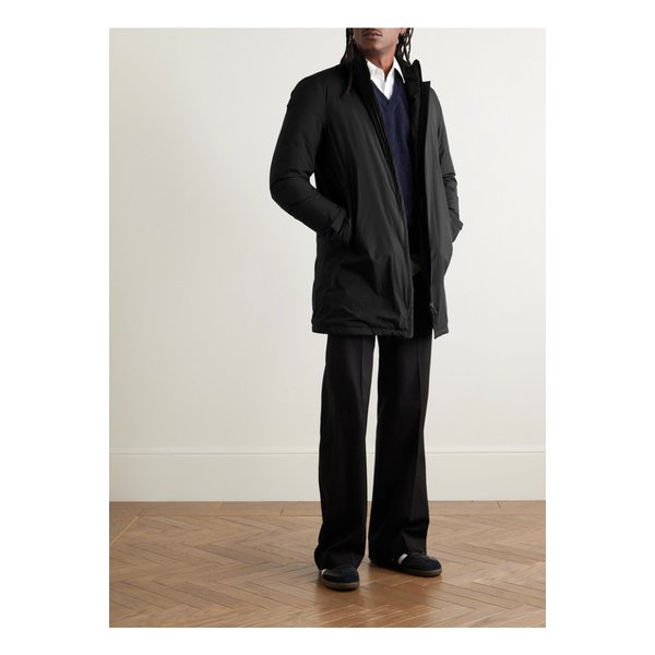 패딩 셸 후드 다운 재킷 블랙 46376663162875011