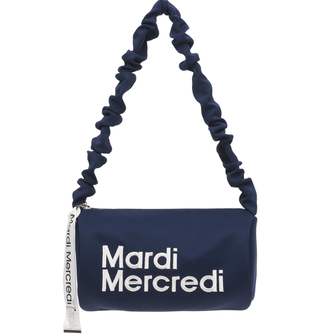 Mardi Mercredi Actif [마르디메크르디악티프]NEOPRENE SHOULDER BAG CYLINDER_NAVY IVORY/AFK31JCR001NVIV