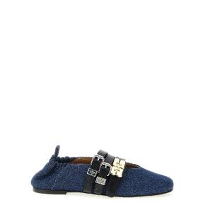Sue Triple ballet flats Blue B1020073569 [관부가세포함]