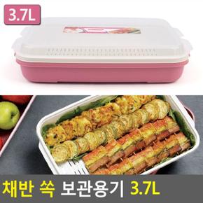 채반 편리한 쏙 보관용기 37L 채반밀폐용기 채반보관용기 반찬통 주방용기 플라스틱용기 일반밀폐