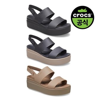 크록스 공식 여성 BROOKLYN LOW WEDGE 3종 택1(25SWSD206453)
