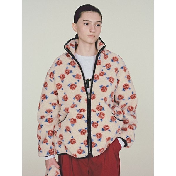 [10차] Rose Fleece Jumper (Beige)