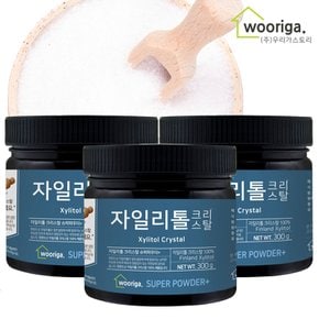 핀란드산 자일리톨 가루 크리스탈 300g 3통